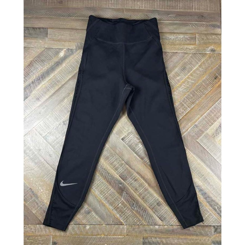 Nike Womens Black High Waisted Running Leggings Tights Small
